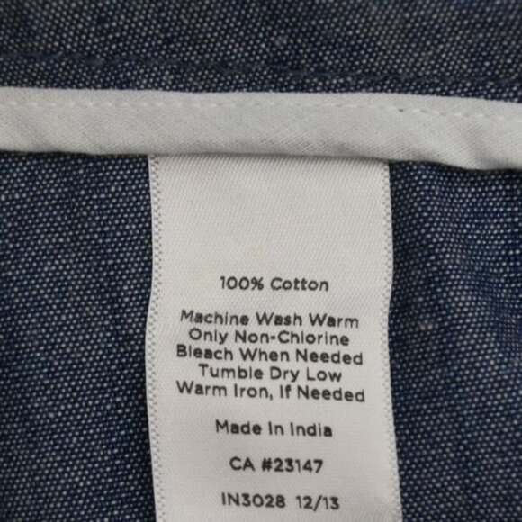 Talbots Signature Cropped Pants Womens 14P Cotton Blue - Picture 5 of 6